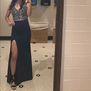 Prom dress 2 piece